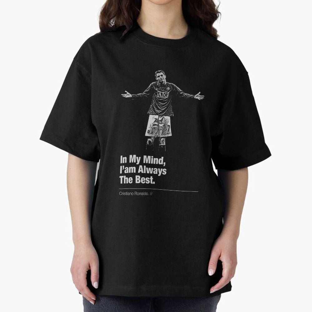 I'am Always The Best Oversized T-Shirt Honor Football Greatness during FIFA World Cup 2026 Featuring Messi, France and Portugal Energy, Classic Soccer Heritage, Championship Pressure, Fan Loyalty and International Pride; Ideal for Football Dads,