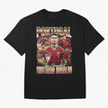 Cristiano Ronaldo Portugal Vintage Oversized T-Shirt Celebrate the Road through the FIFA World Cup 2026 Journey through Mbappe Highlights, France Pride, Football History, Final Match Energy, Crowd Noise and Once in a Lifetime Moments; Ideal for