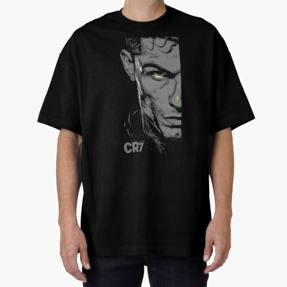 Cristiano Ronaldo Goat 7 Oversized T-Shirt Carry National Pride through FIFA World Cup 2026 USA Canada Mexico Spirit, Highlighting Germany, Neymar, Game Day Rituals, Football Legends, Country Pride and the Road to the Final; Great for Watch