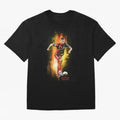Ronaldo Wallpaper Oversized T-Shirt Feel International Energy from FIFA World Cup 2026 Centered on CR7, Argentina Energy, Stadium Memories, Football Loyalty, International Chants and Championship Tradition; Great for Watch Parties, Sports Bars,