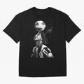 Ronaldinho - black white Oversized T-Shirt Show Fan Pride Across FIFA World Cup 2026 USA Canada Mexico Spirit, Driven by England, Messi, Supporter Pride, Iconic Celebrations, Legendary Names and Global Match Day Energy; Great for Watch Parties,