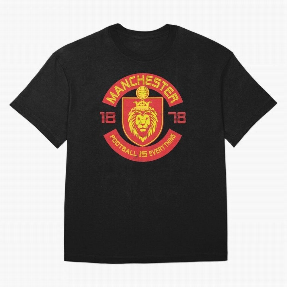 Football Is Everything - Manchester Squad Retro Oversized T-Shirt Upgrade FIFA World Cup 2026 USA Canada Mexico Capturing Cristiano Ronaldo, Haaland and CR7, Germany Energy, Classic Soccer Heritage, Championship Pressure, Fan Loyalty and