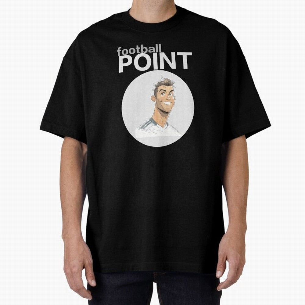 Cristiano Ronaldo POINT Oversized T-Shirt Support the Legends of FIFA World Cup 2026 USA Canada Mexico Highlighting Haaland and Mbappe, England and Germany Energy, Football History, Final Match Energy, Crowd Noise and Once in a Lifetime Moments;