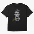 Vintage Cristiano Ronaldo Oversized T-Shirt Celebrate Fan Favorites in Global Football Passion for FIFA World Cup 2026 Group Stage, Inspired by Haaland and Mbappe, Portugal, Spain and Germany, Goal Celebration Energy, Supporter Heritage, Football