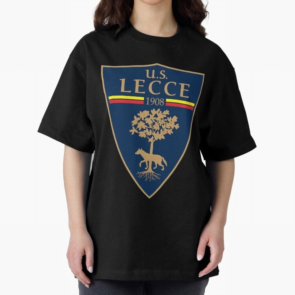 lecce Oversized T-Shirt Honor the Football Icons of FIFA World Cup 2026 for Fans of Mbappe and Neymar and Brazil, Portugal and Argentina, Bringing Retro Football Energy, Iconic Rivalries, Trophy Chase Drama and Stadium Atmosphere; Ideal for