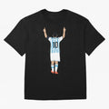 Lionel Messi, #m30 Oversized T-Shirt Show Fan Pride Across Match Day Hype around FIFA World Cup 2026 Group Stage, Messi and Cristiano Ronaldo, Spain and Netherlands, Sports Nostalgia, International Competition, Famous Players and Unforgettable