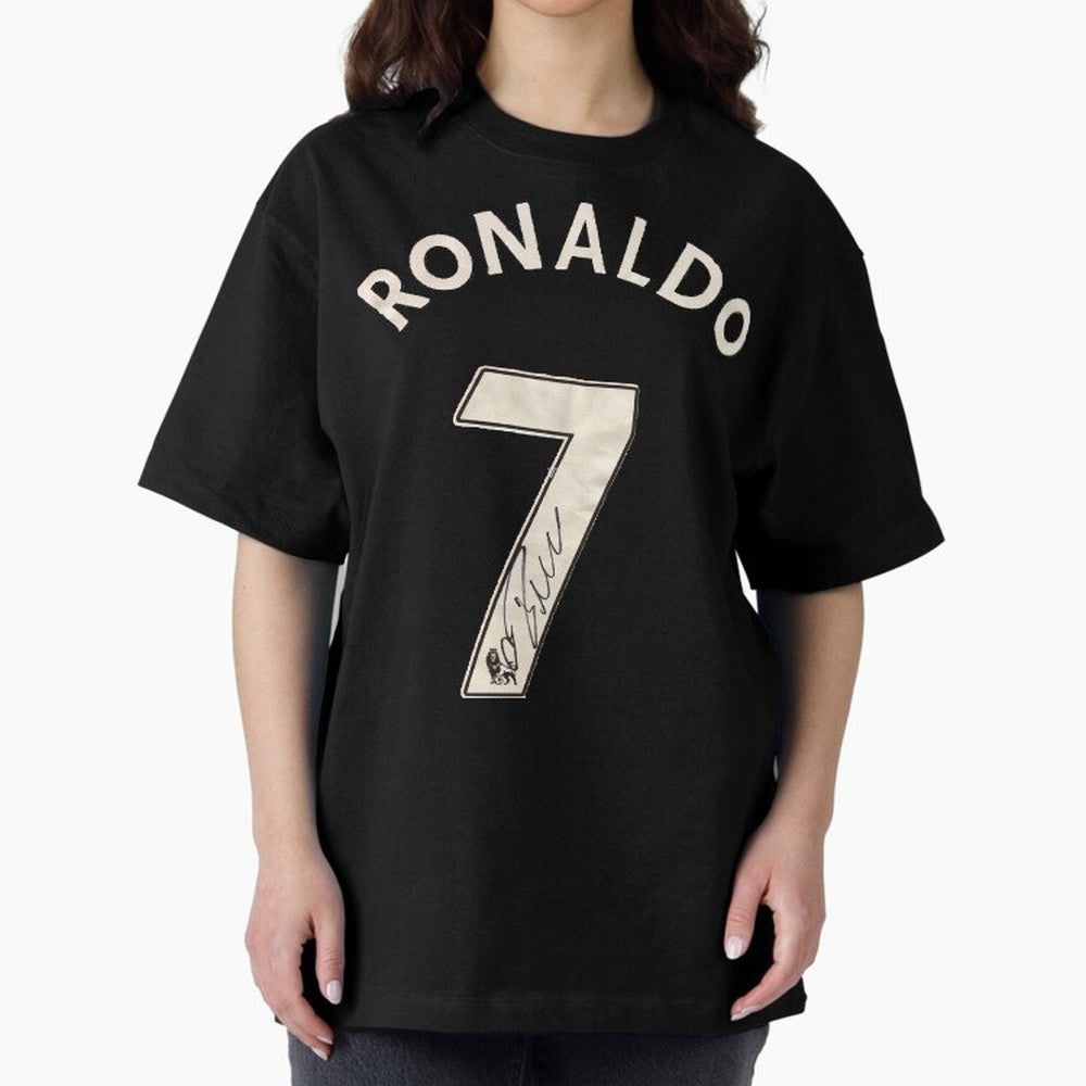 CR7 Uniform with signature Oversized T-Shirt Make Every Kick Count in FIFA World Cup 2026 Filled with Cristiano Ronaldo, Haaland and CR7, Brazil Energy, Fan Favorite Moments, National Team Passion, Big Match Drama and Soccer History; Ideal for Fans