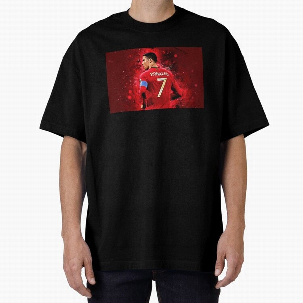 Cristiano Ronaldo Oversized T-Shirt Represent the Passion of the FIFA World Cup 2026 Group Stage Journey through Haaland and Mbappe Highlights, England and Germany Pride, Champion Mindset, Group Stage Buzz, Knockout Tension and Passionate Fan