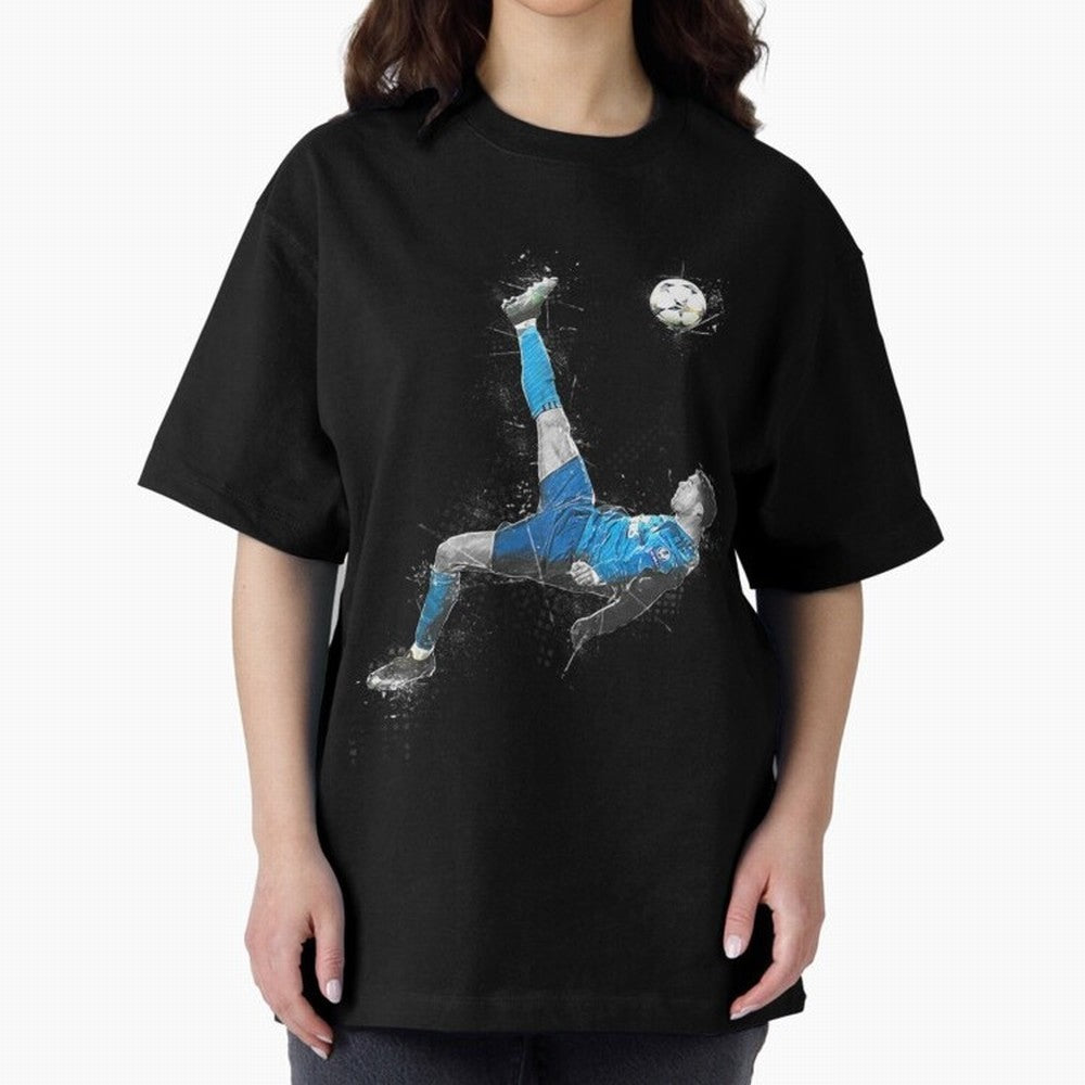 Cristiano Ronaldo Cristiano Ronaldo Oversized T-Shirt Experience the Global Stage of the FIFA World Cup 2026 Journey through Mbappe Highlights, Brazil Pride, Football Passion, Legendary Performances, Festival Vibes and Supporter Community; Perfect