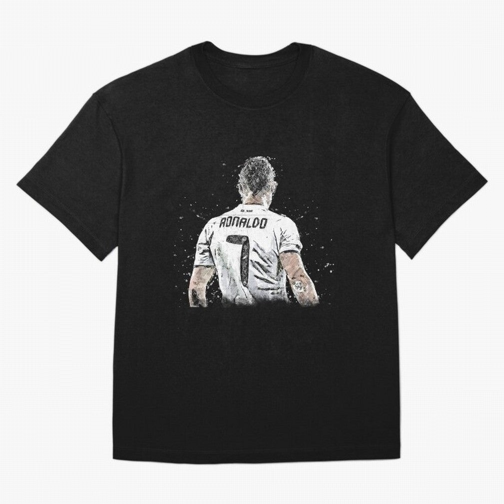 Cristiano ronaldo back Oversized T-Shirt Follow the Final Road of FIFA World Cup 2026 USA Canada Mexico Spirit, Highlighting England and Germany, Messi and Cristiano Ronaldo, Match Day Excitement, Supporter Culture, Golden Goals and Global Football