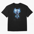 Football player Oversized T-Shirt Bring Legendary Rivalry Energy to FIFA World Cup 2026 for Fans of Messi and France and Portugal, Bringing Global Supporter Spirit, Legendary Goals, National Colors and Tournament Celebration; Ideal for Passionate
