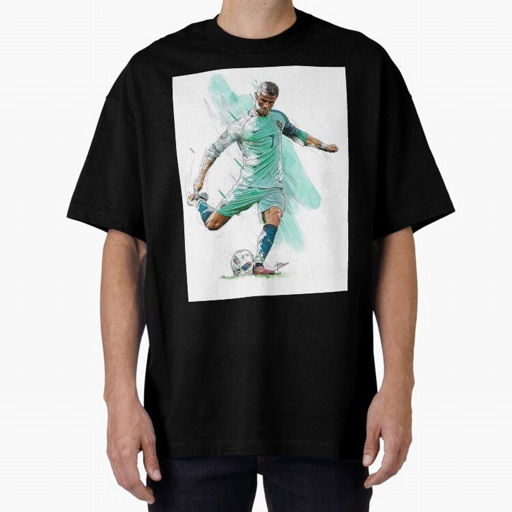 Cristiano ronaldo 7 Oversized T-Shirt Show Championship Spirit for FIFA World Cup 2026 Group Stage Spirit, Capturing England, France and Netherlands, Neymar, Stadium Chants, National Pride, Trophy Dreams and Unforgettable Football Memories; Made
