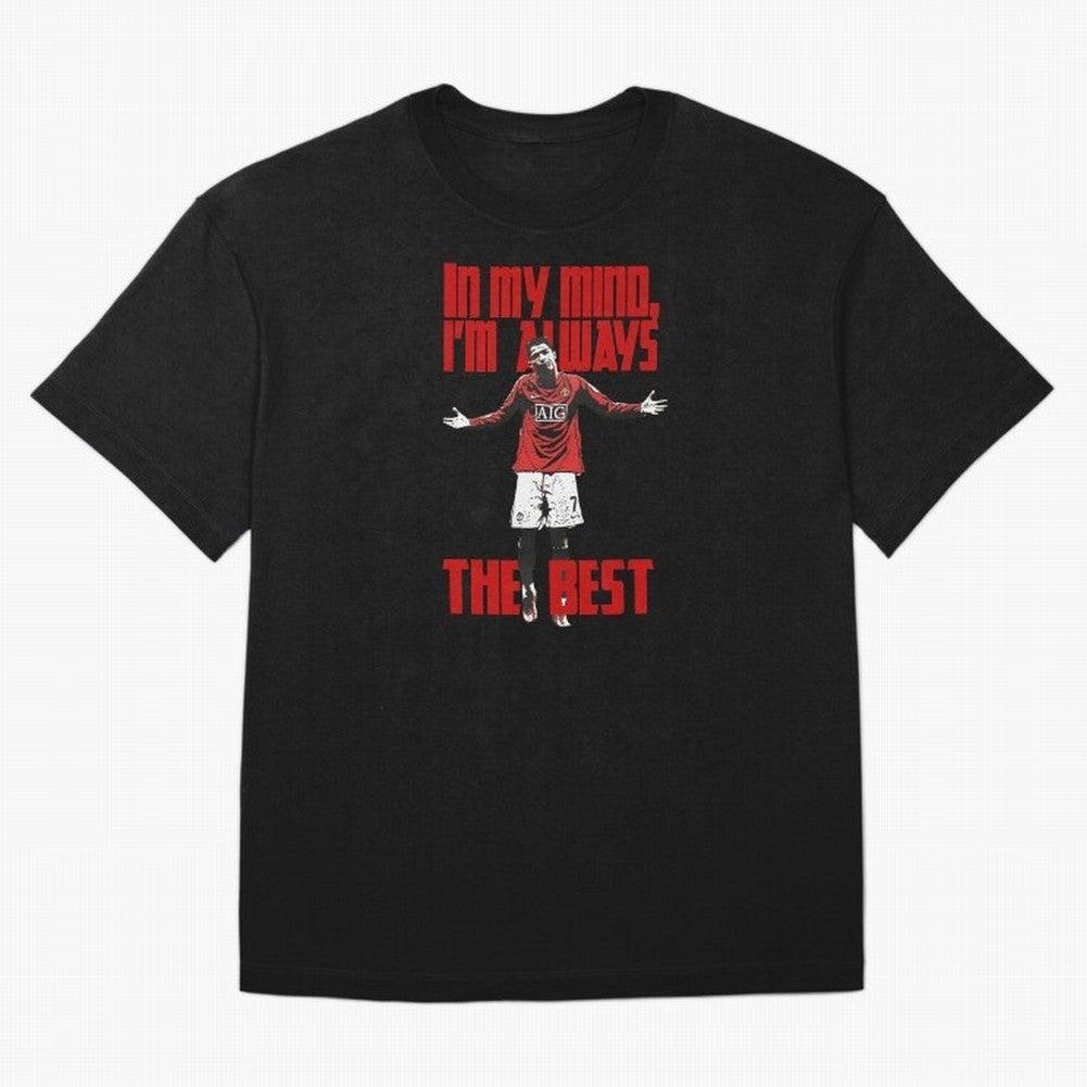 Cristiano Ronaldo Vintage - In My Mind I'm Always THE BEST Oversized T-Shirt Cheer for the FIFA World Cup 2026 USA Canada Mexico Journey through CR7 Highlights, Germany Pride, Champion Mindset, Group Stage Buzz, Knockout Tension and Passionate Fan