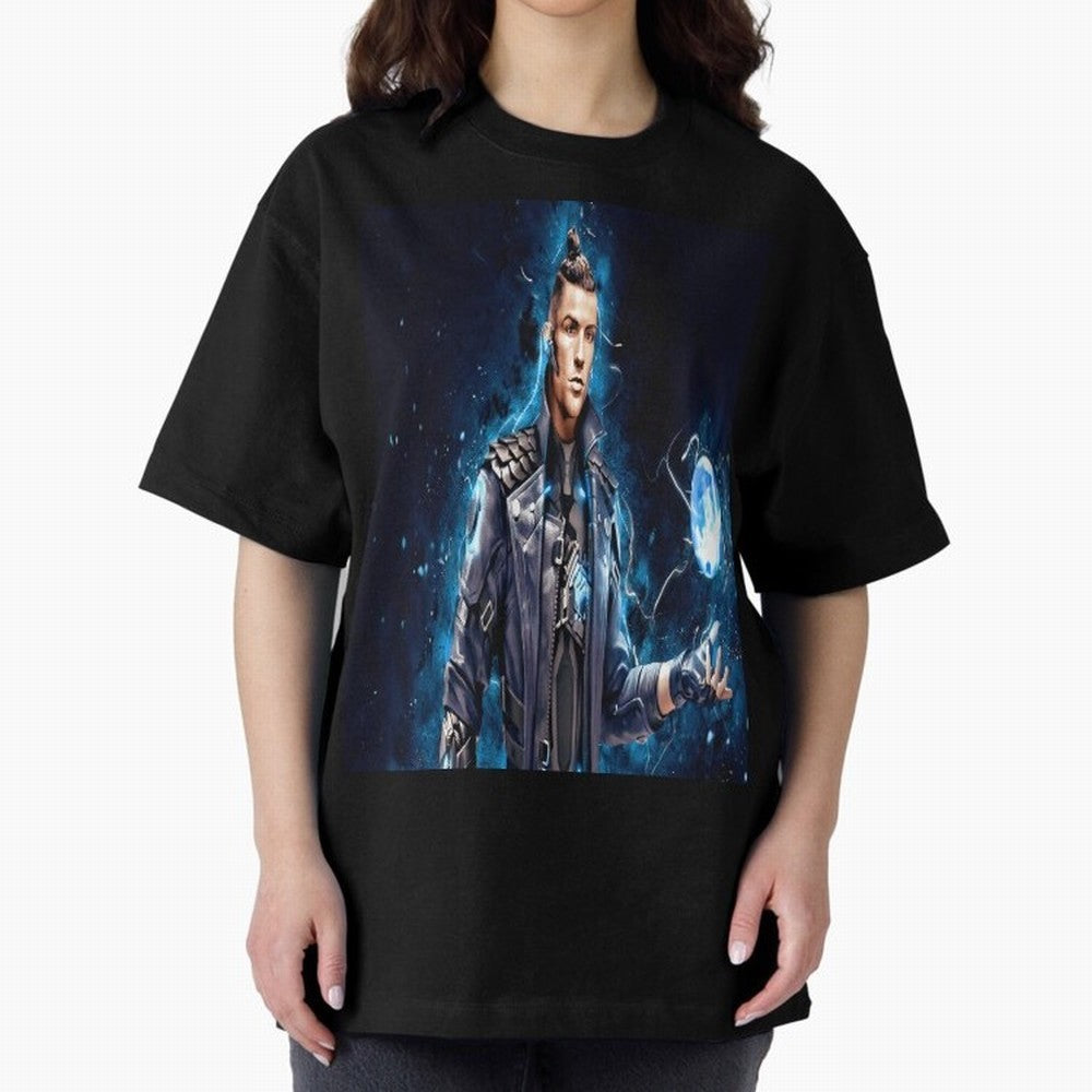 cristiano ronaldo Oversized T-Shirt Celebrate Rivalries and Pride in Match Day Hype around FIFA World Cup 2026 Group Stage, Mbappe and Neymar, Brazil, Sports Nostalgia, International Competition, Famous Players and Unforgettable Victories; Ideal