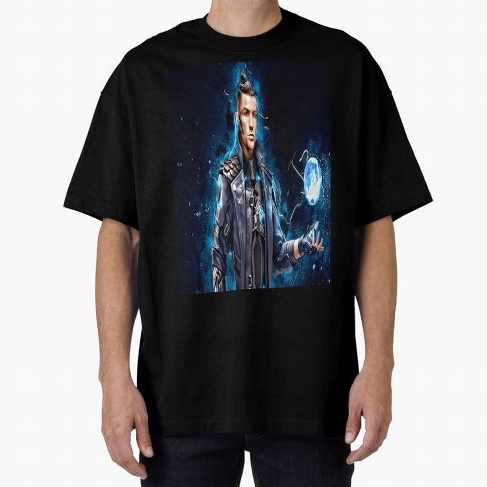 cristiano ronaldo Oversized T-Shirt Celebrate Rivalries and Pride in Match Day Hype around FIFA World Cup 2026 Group Stage, Mbappe and Neymar, Brazil, Sports Nostalgia, International Competition, Famous Players and Unforgettable Victories; Ideal