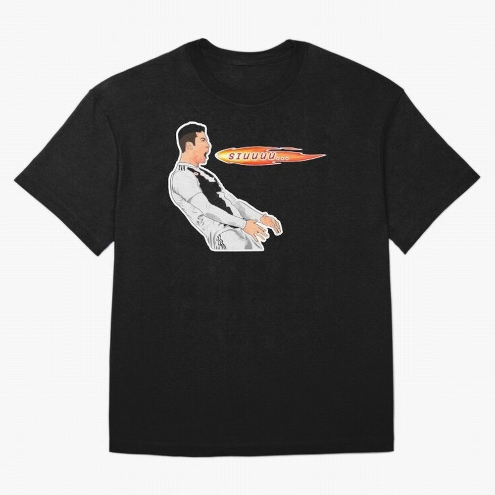 Siuuu Cristiano ronaldo funny Oversized T-Shirt Celebrate Global Passion for Match Day Hype around FIFA World Cup 2026, Mbappe and Neymar, Argentina, Game Day Rituals, Football Legends, Country Pride and the Road to the Final; Great for Watch