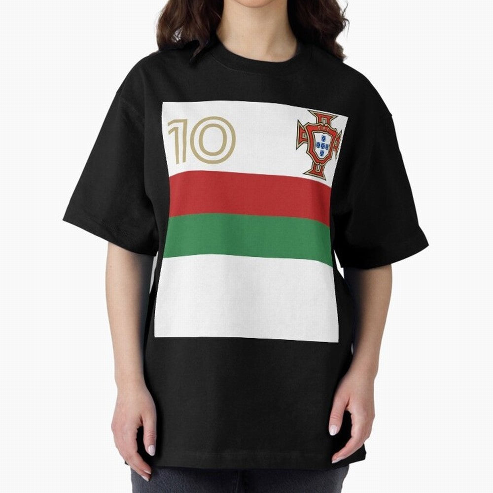 Portugal | 2026 World Cup Fan Apparel Oversized T-Shirt Experience Match Day Hype around FIFA World Cup 2026 Group Stage, Haaland and Mbappe, England and Germany, Stadium Memories, Football Loyalty, International Chants and Championship Tradition;