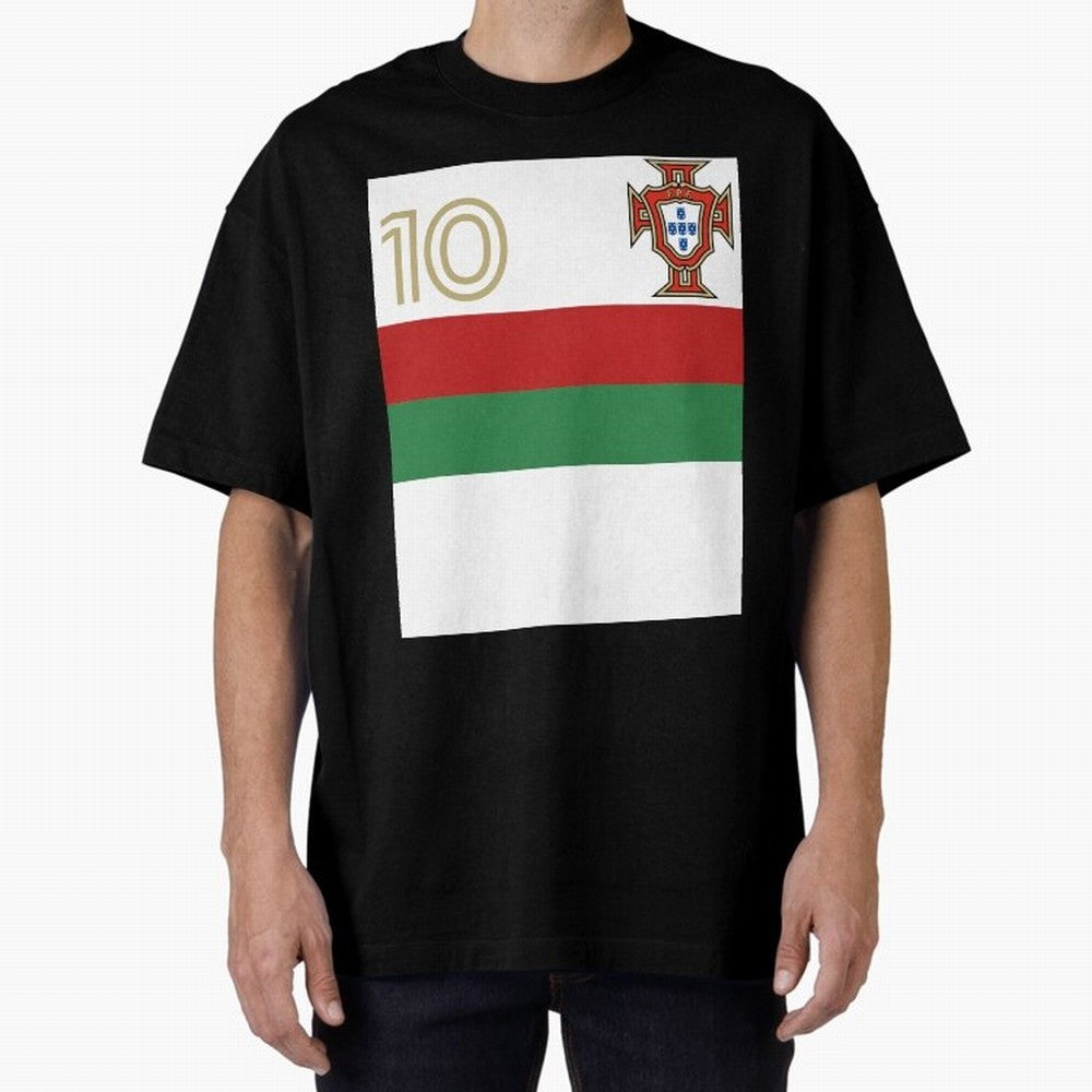Portugal | 2026 World Cup Fan Apparel Oversized T-Shirt Experience Match Day Hype around FIFA World Cup 2026 Group Stage, Haaland and Mbappe, England and Germany, Stadium Memories, Football Loyalty, International Chants and Championship Tradition;