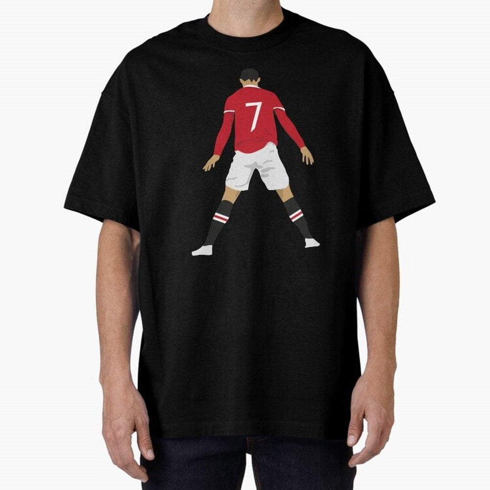 CR7 Man U | SIIIIIUUUUUUU (Celebration) Oversized T-Shirt Bring a Champion Mindset to FIFA World Cup 2026 Group Stage Spirit, Filled with England and Germany, Messi, Champion Mindset, Group Stage Buzz, Knockout Tension and Passionate Fan Culture;