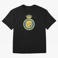 Al-Nassr Football Club - Oversized T-Shirt Bring Trophy Dreams to Global Football Passion for FIFA World Cup 2026, Filled with Cristiano Ronaldo, Haaland and CR7, Germany, Sports Nostalgia, International Competition, Famous Players and