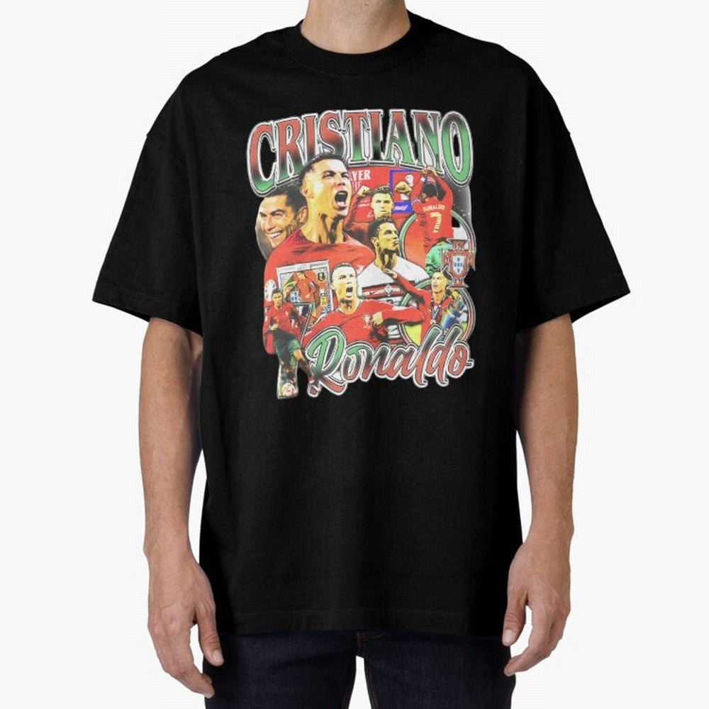 Cristiano Ronaldo Graphic Shirt Oversized T-Shirt Bring Trophy Dreams to the FIFA World Cup 2026 USA Canada Mexico Journey through Haaland Highlights, Portugal Pride, Stadium Memories, Football Loyalty, International Chants and Championship