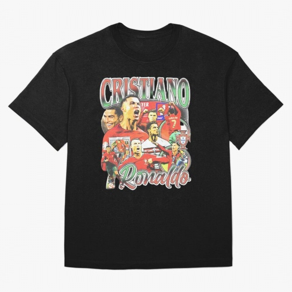 Cristiano Ronaldo Graphic Shirt Oversized T-Shirt Bring Trophy Dreams to the FIFA World Cup 2026 USA Canada Mexico Journey through Haaland Highlights, Portugal Pride, Stadium Memories, Football Loyalty, International Chants and Championship