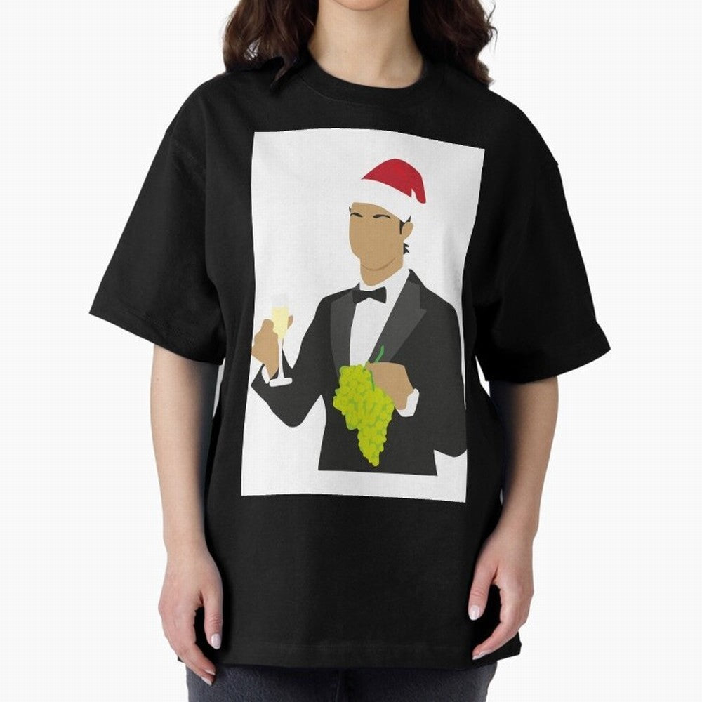 Cristiano Ronaldo enjoing Christmas iPhone Case & Cover| Cr7 gift Oversized T-Shirt Bring a Vintage Feel to Match Day Hype around FIFA World Cup 2026 Group Stage, Messi and Cristiano Ronaldo, Netherlands, Football Festival Excitement, Trophy
