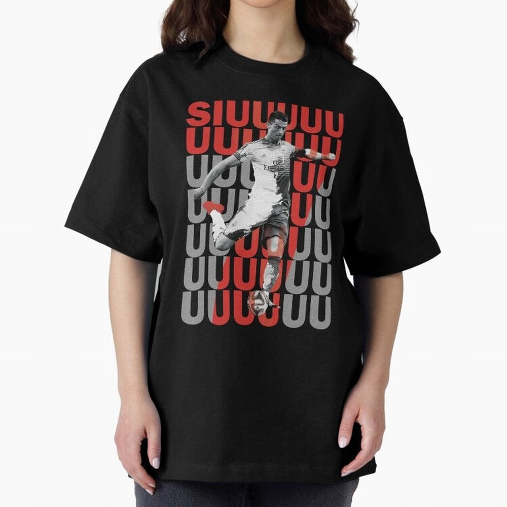 Siuuuuuu Cristiano Ronaldo Oversized T-Shirt Support Your Favorite Stars during the FIFA World Cup 2026 Journey through Neymar Highlights, England Pride, Football History, Final Match Energy, Crowd Noise and Once in a Lifetime Moments; Perfect for