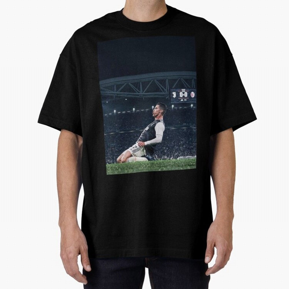 Wallpaper Cristiano Celebration Oversized T-Shirt Celebrate the Biggest Stage of Match Day Hype around FIFA World Cup 2026, Haaland and Mbappe, Argentina, Football History, Final Match Energy, Crowd Noise and Once in a Lifetime Moments; Perfect for