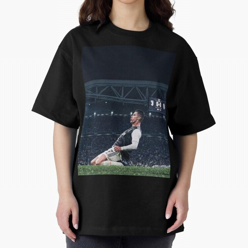 Wallpaper Cristiano Celebration Oversized T-Shirt Celebrate the Biggest Stage of Match Day Hype around FIFA World Cup 2026, Haaland and Mbappe, Argentina, Football History, Final Match Energy, Crowd Noise and Once in a Lifetime Moments; Perfect for