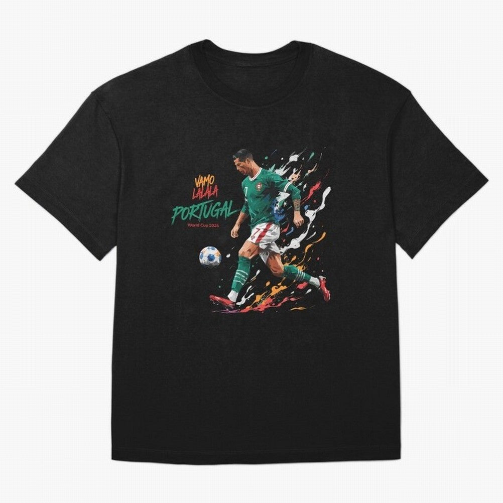 Portugal CR7 Fan World Cup 26 Oversized T-Shirt Live for the Drama of FIFA World Cup 2026 Group Stage Spirit, Inspired by France and Portugal, Messi, Neymar and Mbappe, Soccer Culture, Superstar Moments, National Team Dreams and Competitive Fire;