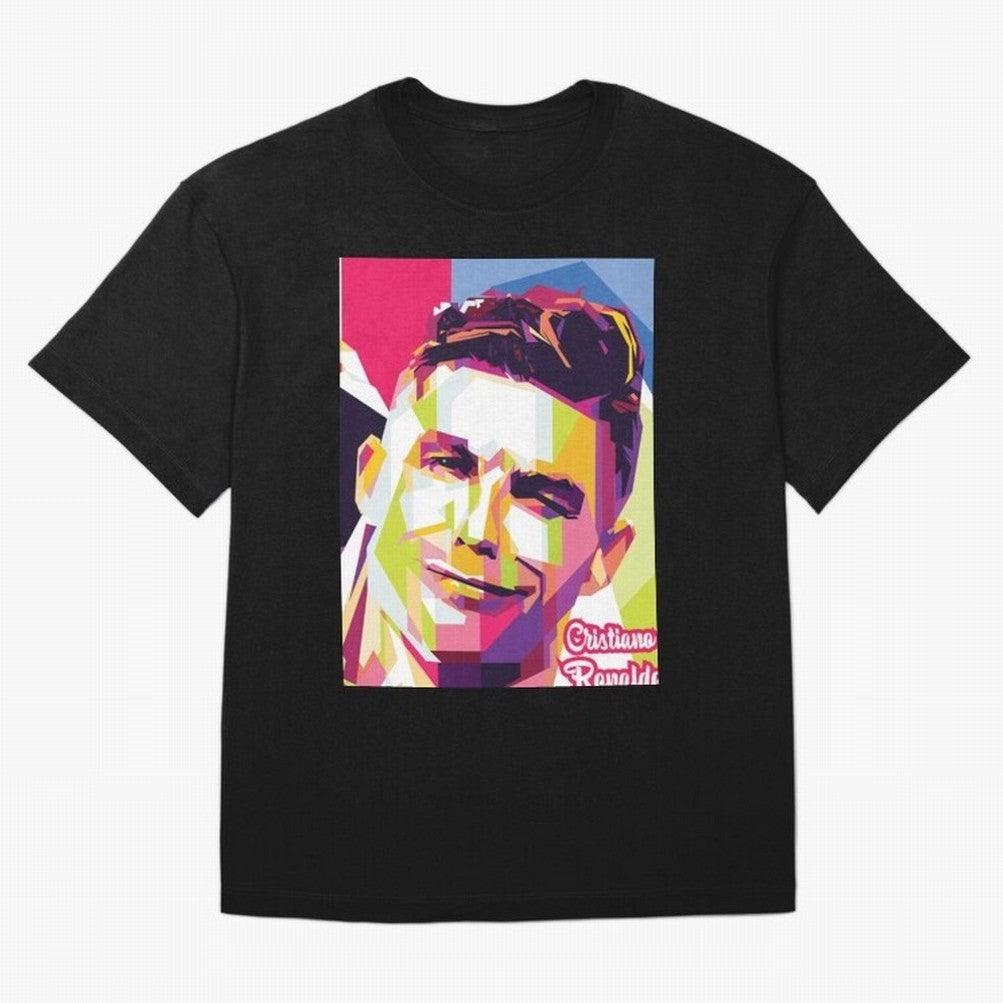 Cristiano Ronaldo Cristiano Ronaldo Oversized T-Shirt Celebrate Soccer Greatness during Match Day Hype around FIFA World Cup 2026 Group Stage, Neymar, Haaland and Cristiano Ronaldo, Portugal, Spain and Germany, Match Day Excitement, Supporter
