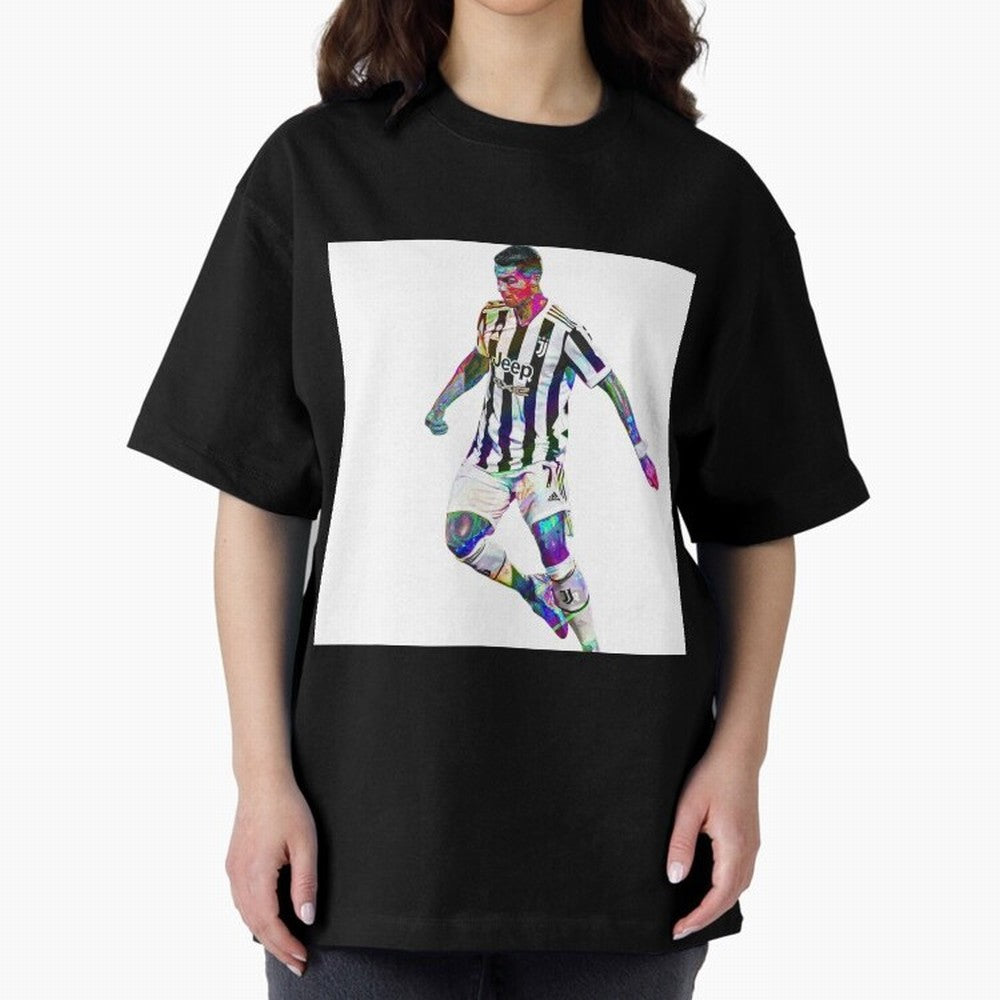 Cristiano Ronaldo art design. Cristiano Ronaldo sketch art Oversized T-Shirt Honor the Football Icons of FIFA World Cup 2026 for Fans of CR7 and Messi and England and Germany, Bringing Fan Favorite Moments, National Team Passion, Big Match Drama