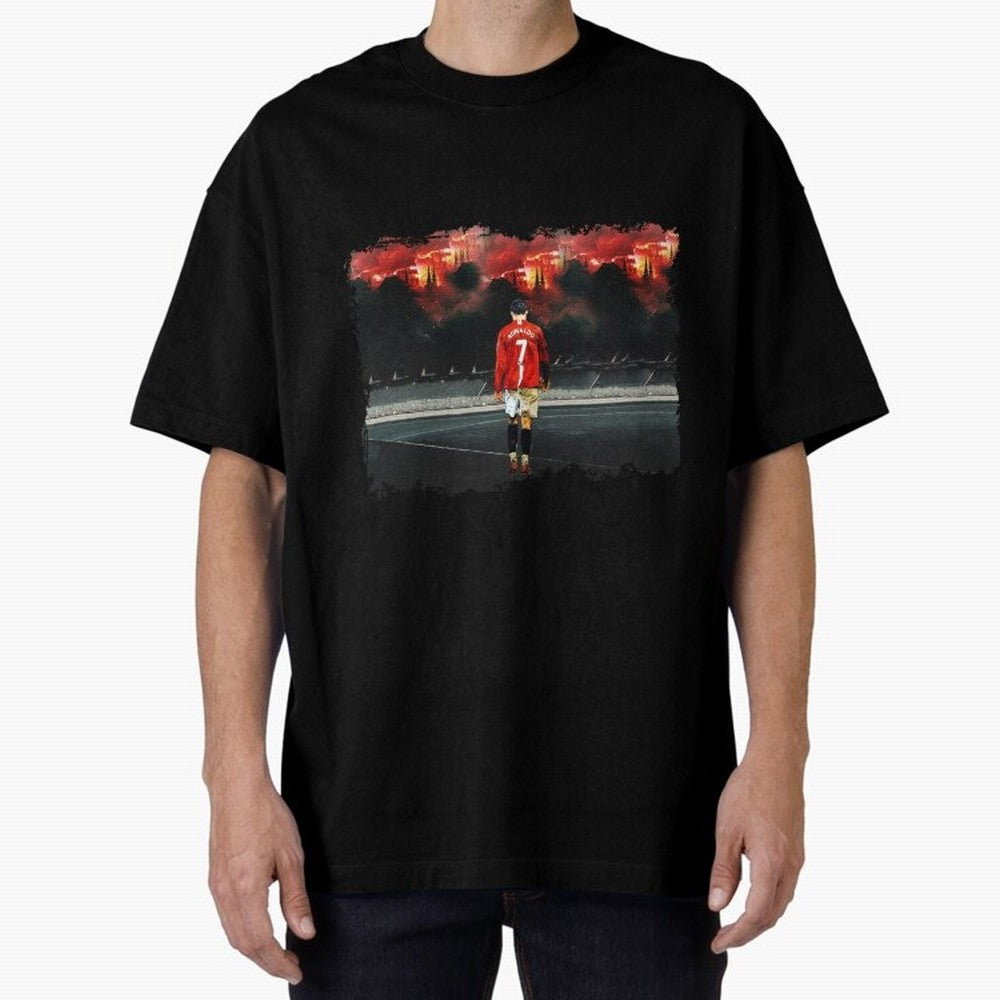 Cristiano Ronaldo 8K Oversized T-Shirt Relive FIFA World Cup 2026 Spirit, Celebrating Portugal, Spain and Germany, Neymar, Haaland and Cristiano Ronaldo, Goal Celebration Energy, Supporter Heritage, Football Icons and Worldwide Tournament Joy;