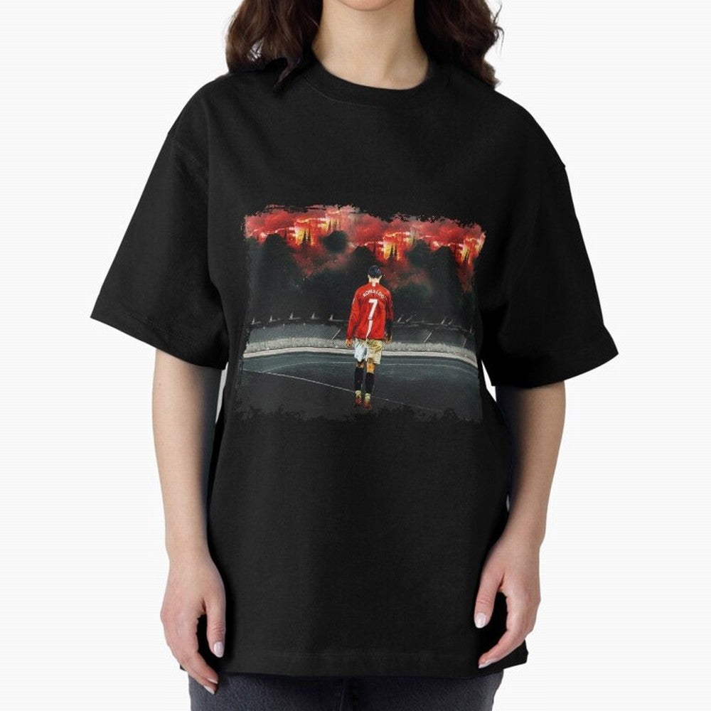 Cristiano Ronaldo 8K Oversized T-Shirt Relive FIFA World Cup 2026 Spirit, Celebrating Portugal, Spain and Germany, Neymar, Haaland and Cristiano Ronaldo, Goal Celebration Energy, Supporter Heritage, Football Icons and Worldwide Tournament Joy;