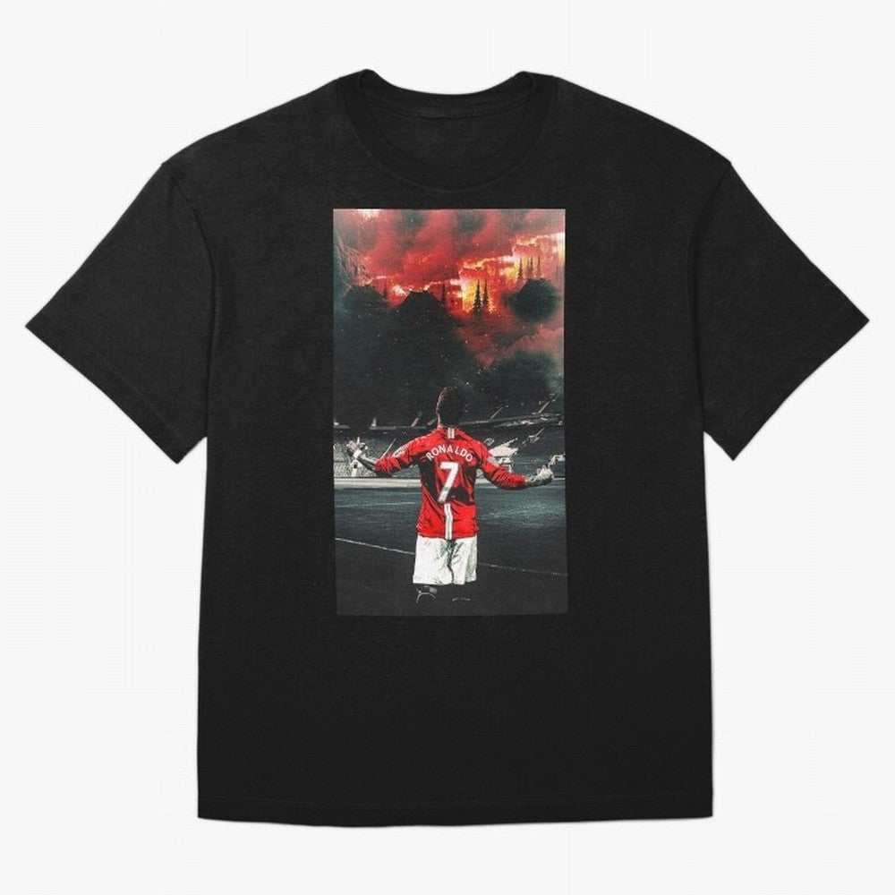 cristiano ronaldo manchester Oversized T-Shirt Embrace FIFA World Cup 2026 USA Canada Mexico for Fans of Haaland and England and Germany, Bringing Match Day Excitement, Supporter Culture, Golden Goals and Global Football Passion; Ideal for Football