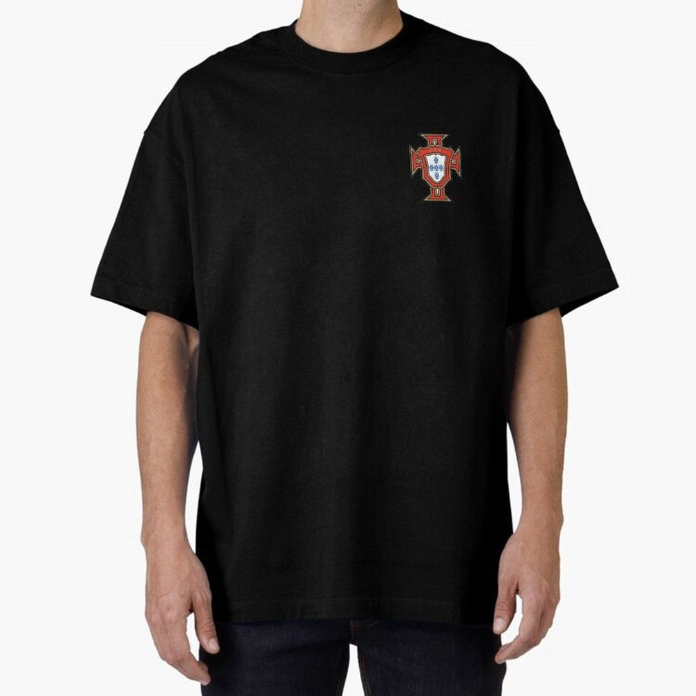 Portugal National Team - Oversized T-Shirt Spotlight FIFA World Cup 2026 USA Canada Mexico Spirit, Capturing France, Neymar, Championship Spirit, Famous Goals, Roaring Crowds and International Football Unity; Built for Supporters Chasing Trophy