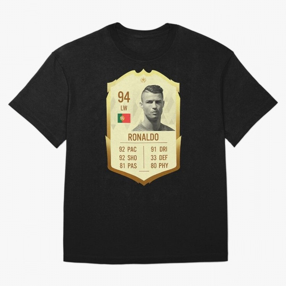 Cristiano Ronaldo Ultimate Card Oversized T-Shirt Fuel FIFA World Cup 2026 Group Stage for Fans of Messi, Neymar and Mbappe and Argentina, Bringing Stadium Chants, National Pride, Trophy Dreams and Unforgettable Football Memories; Created for Match