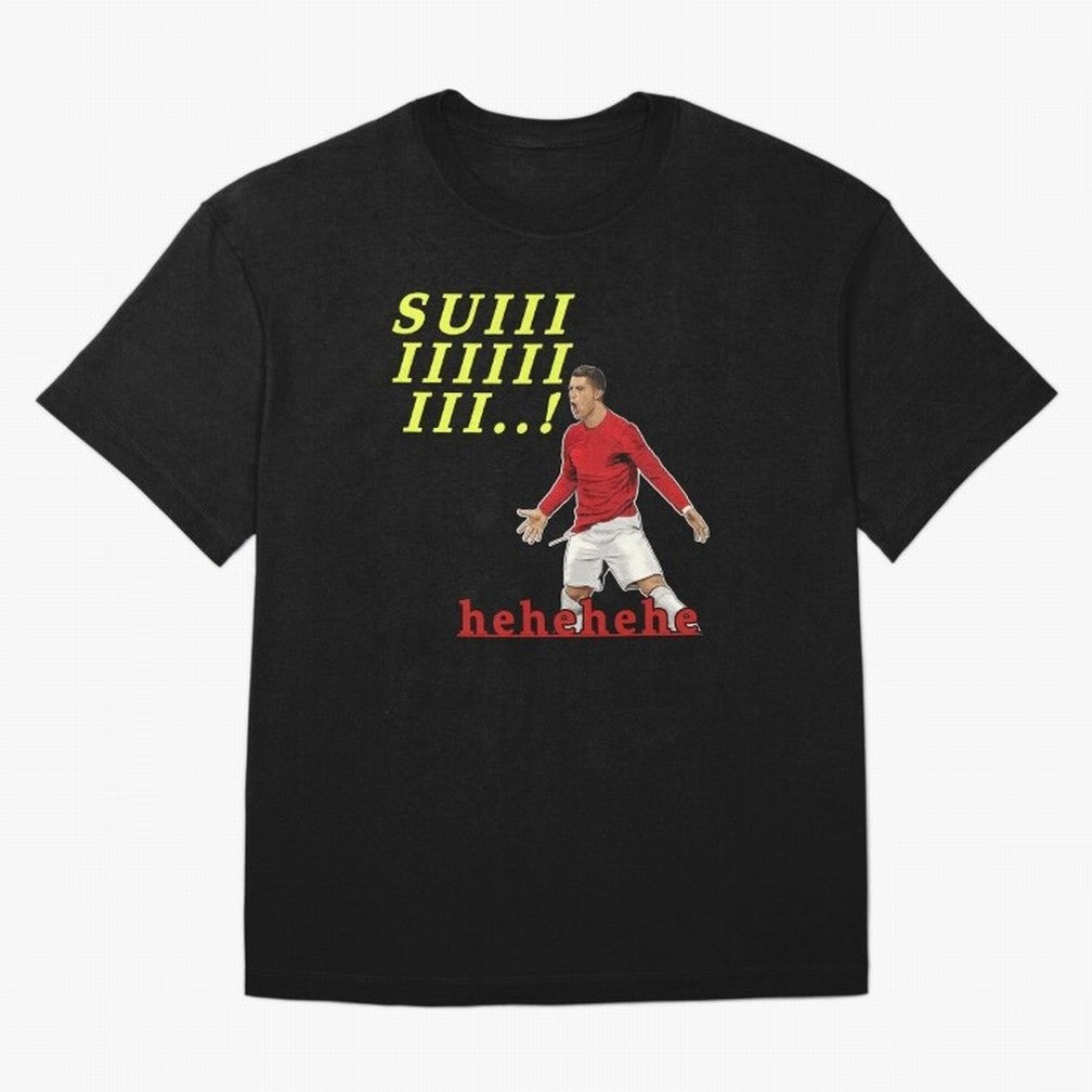 Hehehe suiii !! Cristiano ronaldo goal Oversized T-Shirt Bring FIFA World Cup 2026 USA Canada Mexico Capturing Messi, Argentina, France and Brazil Energy, Football Passion, Legendary Performances, Festival Vibes and Supporter Community; Created for