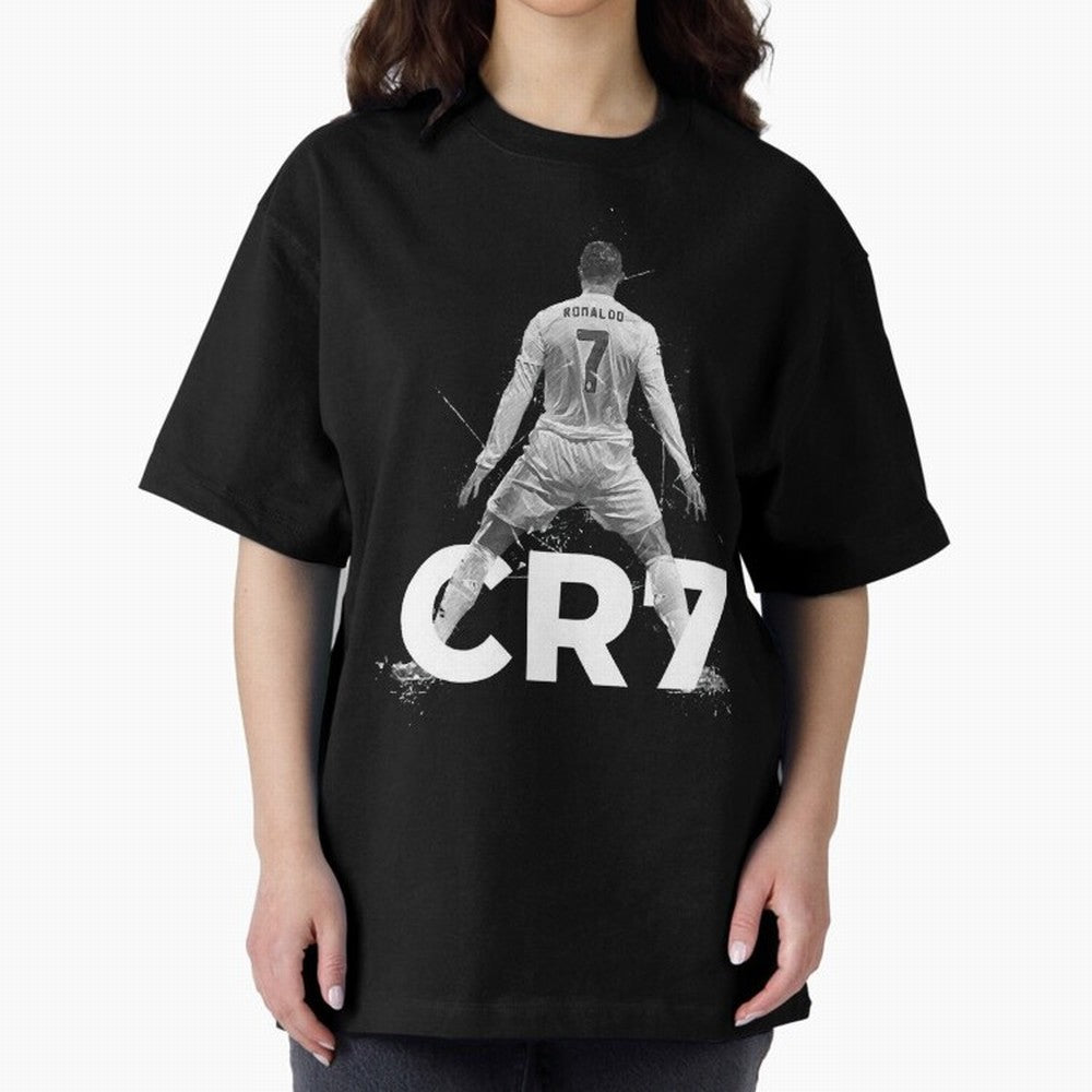 Cristiano Ronaldo Oversized T-Shirt Follow the Road to the FIFA World Cup 2026 Group Stage Journey through Cristiano Ronaldo, Haaland and CR7 Highlights, Brazil, Portugal and Argentina Pride, Champion Mindset, Group Stage Buzz, Knockout Tension and