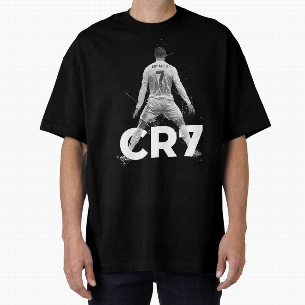 Cristiano Ronaldo Oversized T-Shirt Follow the Road to the FIFA World Cup 2026 Group Stage Journey through Cristiano Ronaldo, Haaland and CR7 Highlights, Brazil, Portugal and Argentina Pride, Champion Mindset, Group Stage Buzz, Knockout Tension and