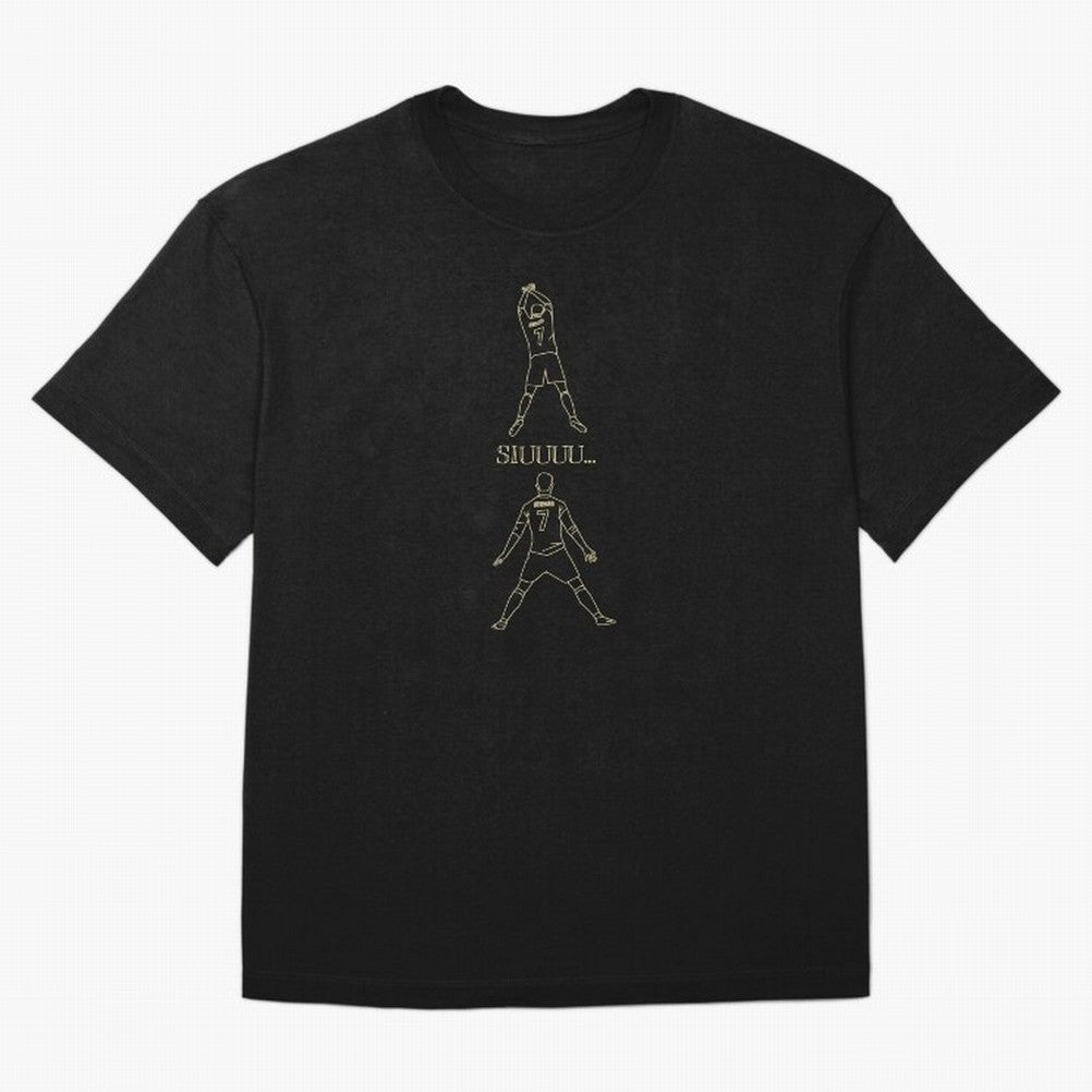 Cristiano Ronaldo siuuu Oversized T-Shirt Celebrate Football Dreams Across Match Day Hype around FIFA World Cup 2026, Haaland, Argentina and Brazil, Stadium Chants, National Pride, Trophy Dreams and Unforgettable Football Memories; Ideal for Fans