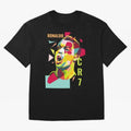 RONALDO CR7 Design Oversized T-Shirt Show Up for the Glory of FIFA World Cup 2026 Group Stage for Fans of Mbappe and France, Bringing Champion Mindset, Group Stage Buzz, Knockout Tension and Passionate Fan Culture; Ideal for Fans Who Follow Messi,