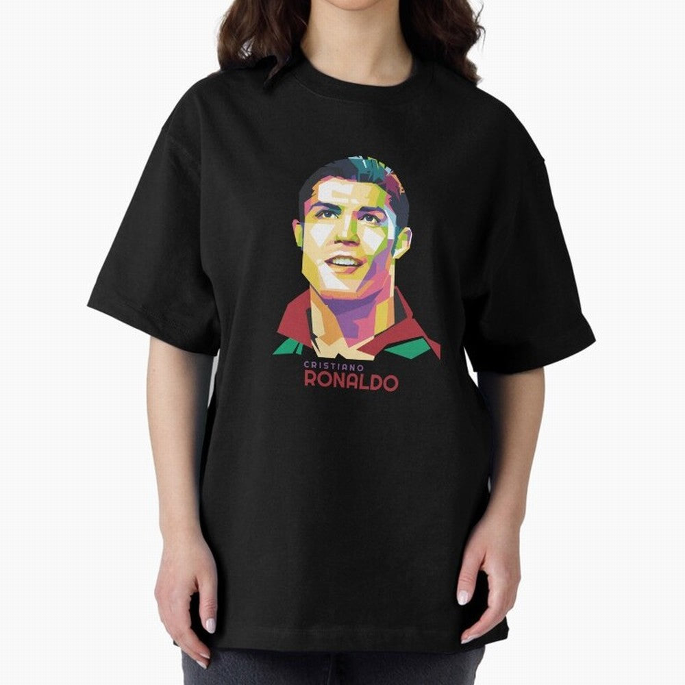 Cristiano Ronaldo Oversized T-Shirt Bring Champion Energy into Match Day Hype around FIFA World Cup 2026, Messi and Cristiano Ronaldo, France, Fan Favorite Moments, National Team Passion, Big Match Drama and Soccer History; Perfect for People Who