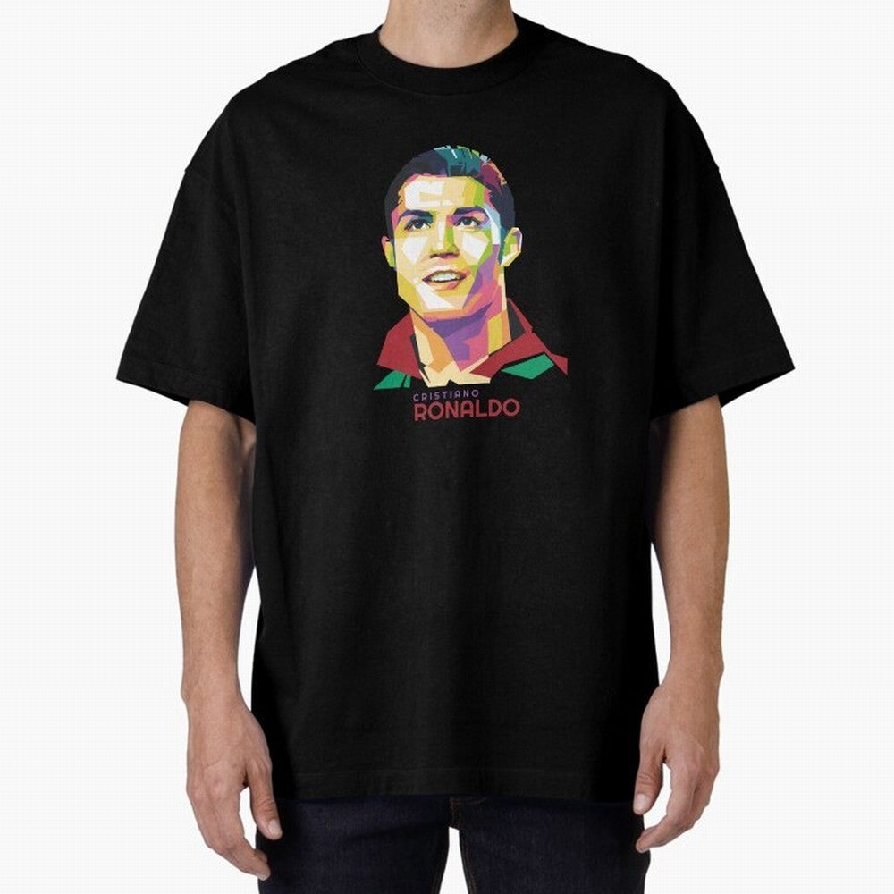 Cristiano Ronaldo Oversized T-Shirt Bring Champion Energy into Match Day Hype around FIFA World Cup 2026, Messi and Cristiano Ronaldo, France, Fan Favorite Moments, National Team Passion, Big Match Drama and Soccer History; Perfect for People Who