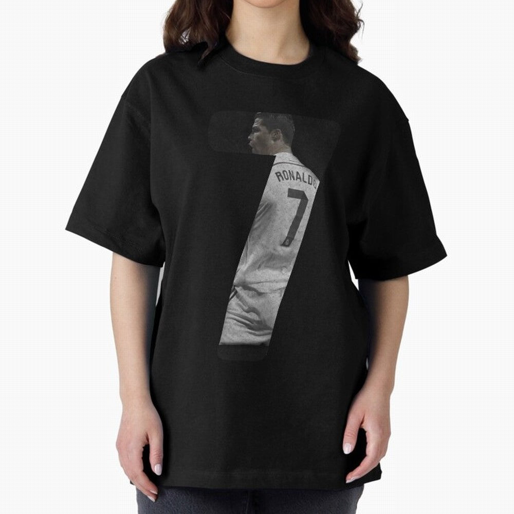 Cristiano Ronaldo shirt number manipulation Oversized T-Shirt Celebrate the Road through Match Day Hype around FIFA World Cup 2026, Neymar, England and Germany, Global Supporter Spirit, Legendary Goals, National Colors and Tournament Celebration;