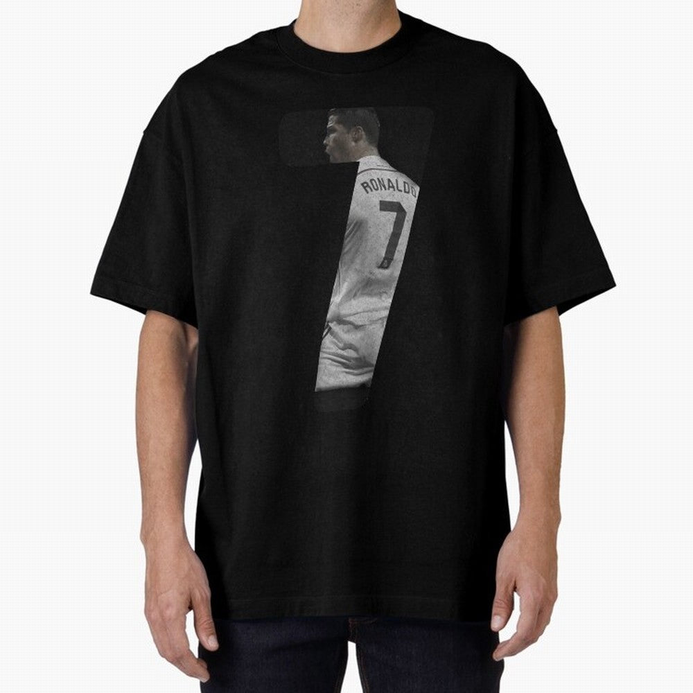 Cristiano Ronaldo shirt number manipulation Oversized T-Shirt Celebrate the Road through Match Day Hype around FIFA World Cup 2026, Neymar, England and Germany, Global Supporter Spirit, Legendary Goals, National Colors and Tournament Celebration;