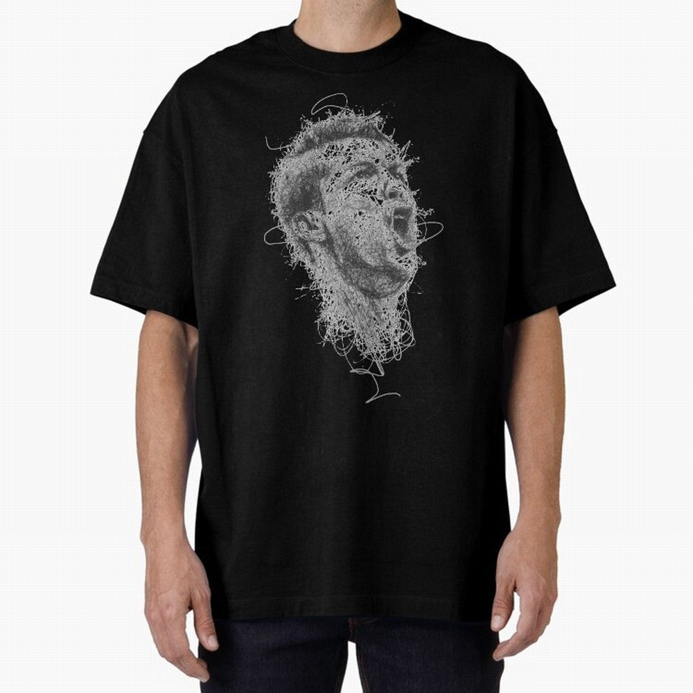 Painting Ronaldo Art Oversized T-Shirt Show Championship Spirit for FIFA World Cup 2026 Inspired by Mbappe, Portugal Energy, Fan Favorite Moments, National Team Passion, Big Match Drama and Soccer History; Created for Match Day Parties, Soccer