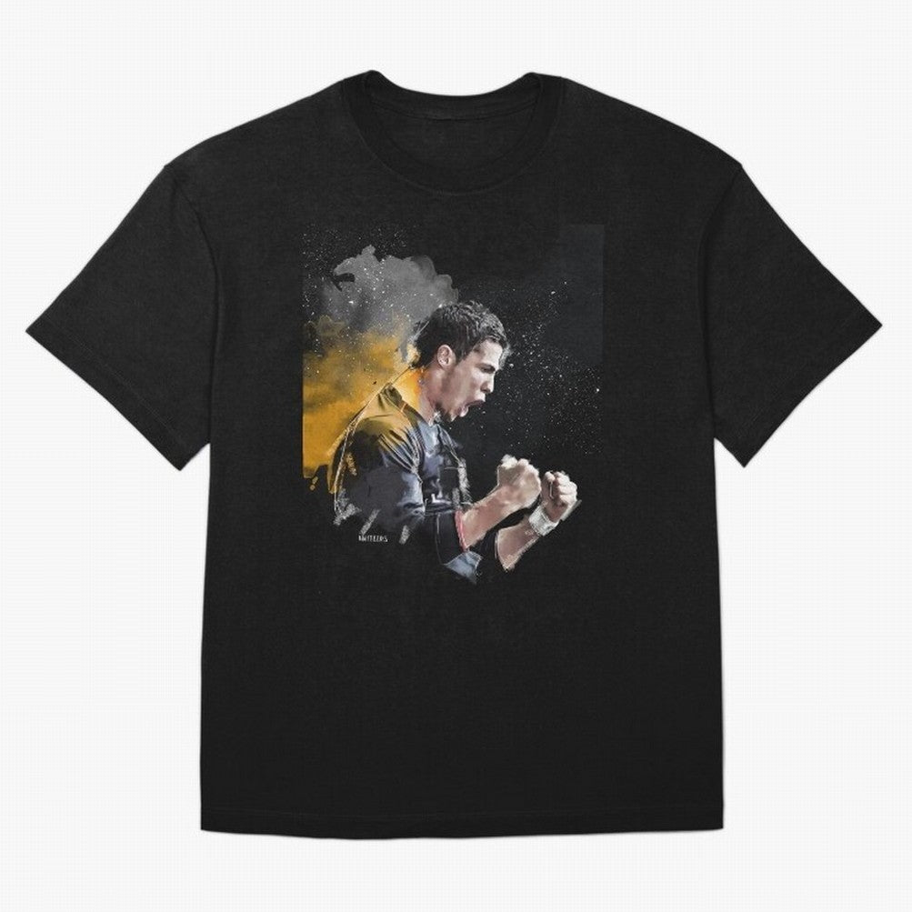 CRISTIANO RONALDO PAINTING Oversized T-Shirt Honor Champions and Dreams in FIFA World Cup 2026 Spirit, Built around England, France and Netherlands, CR7 and Messi, Stadium Chants, National Pride, Trophy Dreams and Unforgettable Football Memories;