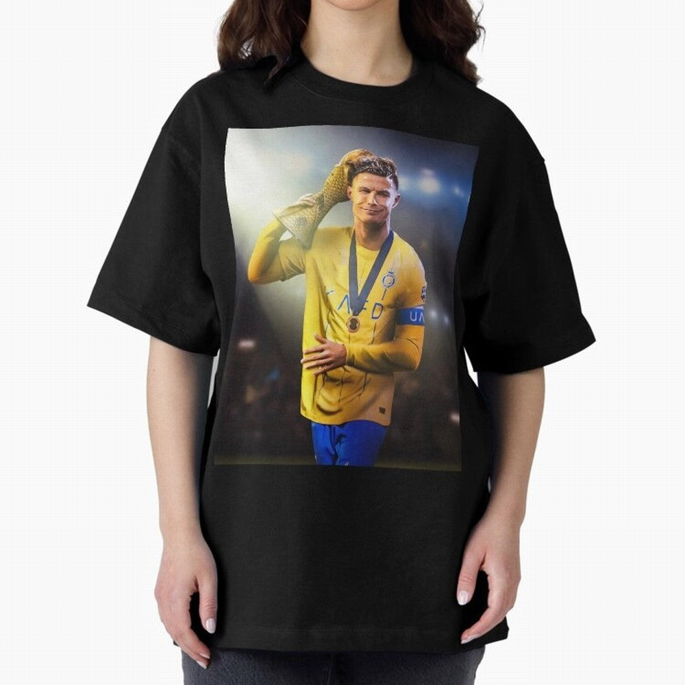 Cristiano Ronaldo Oversized T-Shirt Bring Stadium Energy to Global Football Passion for FIFA World Cup 2026 Group Stage, Highlighting CR7 and Messi, Portugal, Spain and Germany, Game Day Rituals, Football Legends, Country Pride and the Road to the
